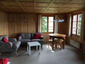 Zona d'estar a Appartement Fernsicht Triesenberg