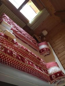 Llit o llits en una habitació de Appartement Fernsicht Triesenberg