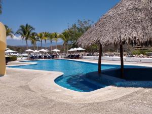 Bazén v ubytování Ixtapa frente al mar nebo v jeho okolí