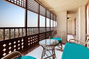 Balkón nebo terasa v ubytování Cairo World Trade Center Hotel & Residences