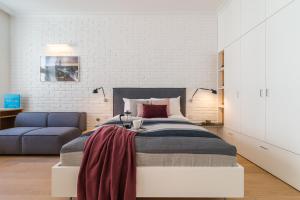 Posteľ alebo postele v izbe v ubytovaní Noakowskiego 16 - Premium Designed Apartments by Noclegi Renters
