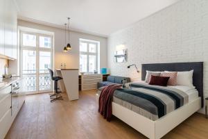 Posteľ alebo postele v izbe v ubytovaní Noakowskiego 16 - Premium Designed Apartments by Noclegi Renters