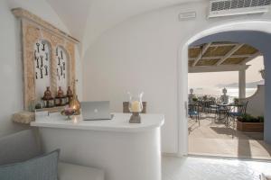 A seating area at La Barbera