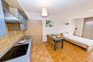 Kuchyň nebo kuchyňský kout v ubytování Villa Verona