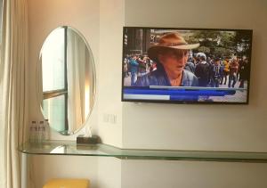 TV o dispositivi per l'intrattenimento presso IW Hotel