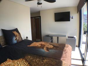 Postel nebo postele na pokoji v ubytování Guesthouse-TheView