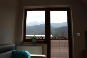 Widok na góry z tego apartamentu