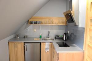 Kuchnia lub aneks kuchenny w obiekcie Apartamenty Pod Niedźwiedziem I