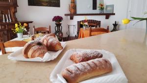 Morgenmad for gæster der bor på B&B Mimosa