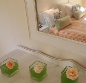 A bed or beds in a room at Sea View Resorts & Spa