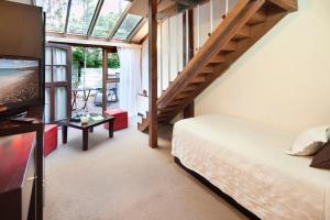 Кровать или кровати в номере La Mansion del Bosque