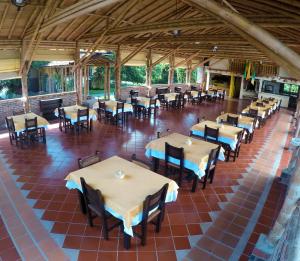 ห้องอาหารหรือที่รับประทานอาหารของ Finca Hotel La Quinta Porra