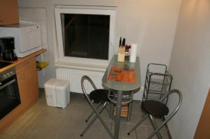 Kuchyň nebo kuchyňský kout v ubytování Ferien-/Monteurwohnung Olbrich
