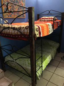 Uma cama ou camas num quarto em Luminosa Montezuma Hostel