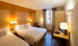 Voodi või voodid majutusasutuse HANNONG Hotel & Wine Bar toas
