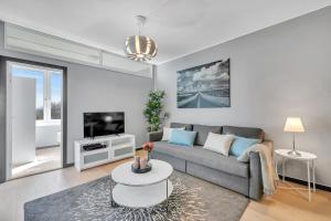 Istumisnurk majutusasutuses Forenom Serviced Apartments Oslo Rosenhoff