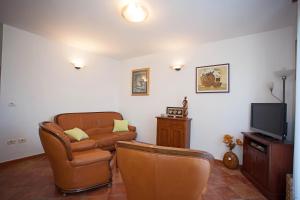 TV a/nebo společenská místnost v ubytování Apartment Pia