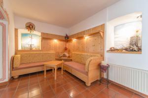 Χώρος καθιστικού στο Hotel Naggler Weissbriach