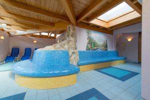 Χώρος καθιστικού στο Hotel Naggler Weissbriach