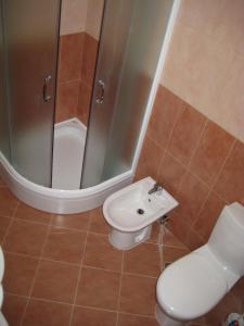 A bathroom at Apartments Stanjević