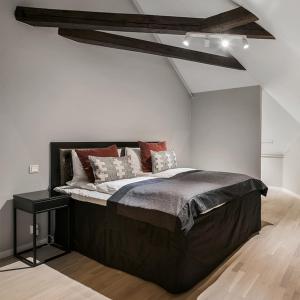 1 dormitorio con 1 cama grande en una habitación en Frogner House - Bygdøy Allé en Oslo