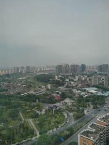 Vista generica su Foshan o vista sulla città dall'interno dell'hotel