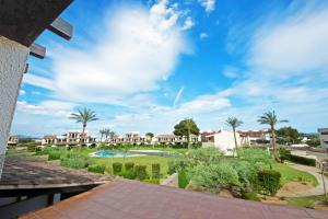 a view of the resort from the balcony at Lirio in L'Ampolla
