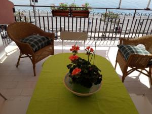 Balkón nebo terasa v ubytování CentroCittà Beach