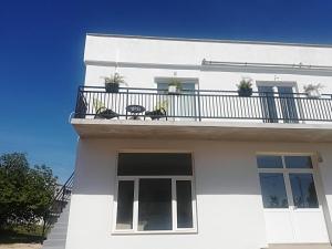 Balkón nebo terasa v ubytování Apartman Franc