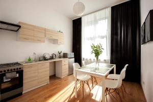 Kuchyň nebo kuchyňský kout v ubytování Agnieszki 1 Apartment