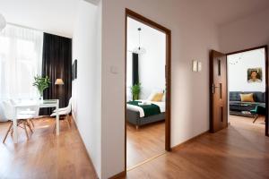 Postel nebo postele na pokoji v ubytování Agnieszki 1 Apartment