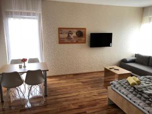 TV a/nebo společenská místnost v ubytování Evička Penzion