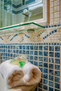Kúpeľňa v ubytovaní Hostal Zahara