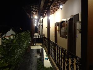 Balkón nebo terasa v ubytování Pousada Doce Paraty