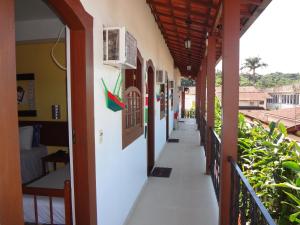 Balkón nebo terasa v ubytování Pousada Doce Paraty