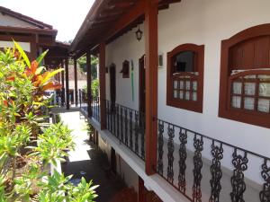 Balkón nebo terasa v ubytování Pousada Doce Paraty