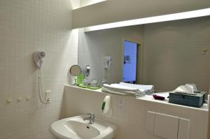 Ванная комната в Hotel-Landhaus Birkenmoor