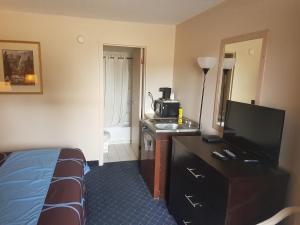 Kuchyň nebo kuchyňský kout v ubytování BA Hotel