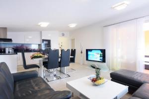 TV a/nebo společenská místnost v ubytování Studio Apartment Maslina