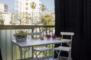 Balkon lub taras w obiekcie Playamar Beach