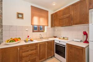A kitchen or kitchenette at Omalos Gianni's House