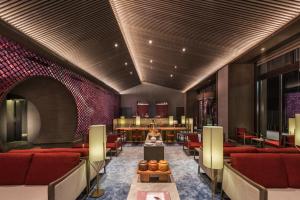 Posezení v ubytování Joya Shanghai Xujiahui Hotel
