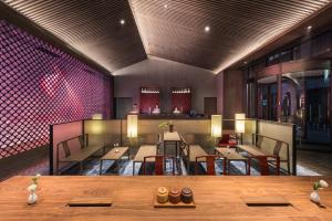 Restaurace v ubytování Joya Shanghai Xujiahui Hotel