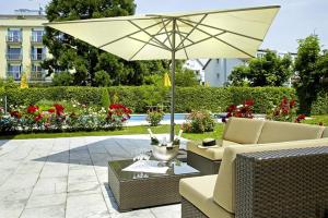 Zahrada ubytování Hotel Hirschen in Freiburg-Lehen