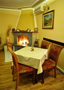 Prostor za sedenje u objektu Hotel Evropa