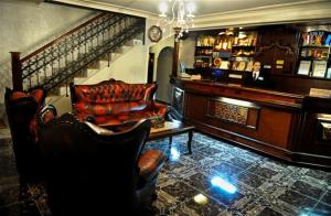 Prostor za sedenje u objektu Hotel Evropa