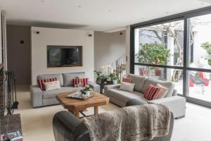 Et opholdsområde på A l'Ombre des Pins