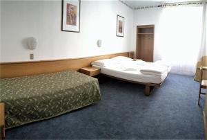 Postel nebo postele na pokoji v ubytování Hotel Modena old town