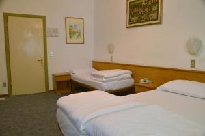 Postel nebo postele na pokoji v ubytování Hotel Modena old town