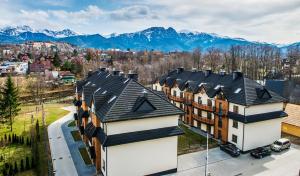 Výhľad na hory alebo výhľad na hory priamo z apartmánového hotela